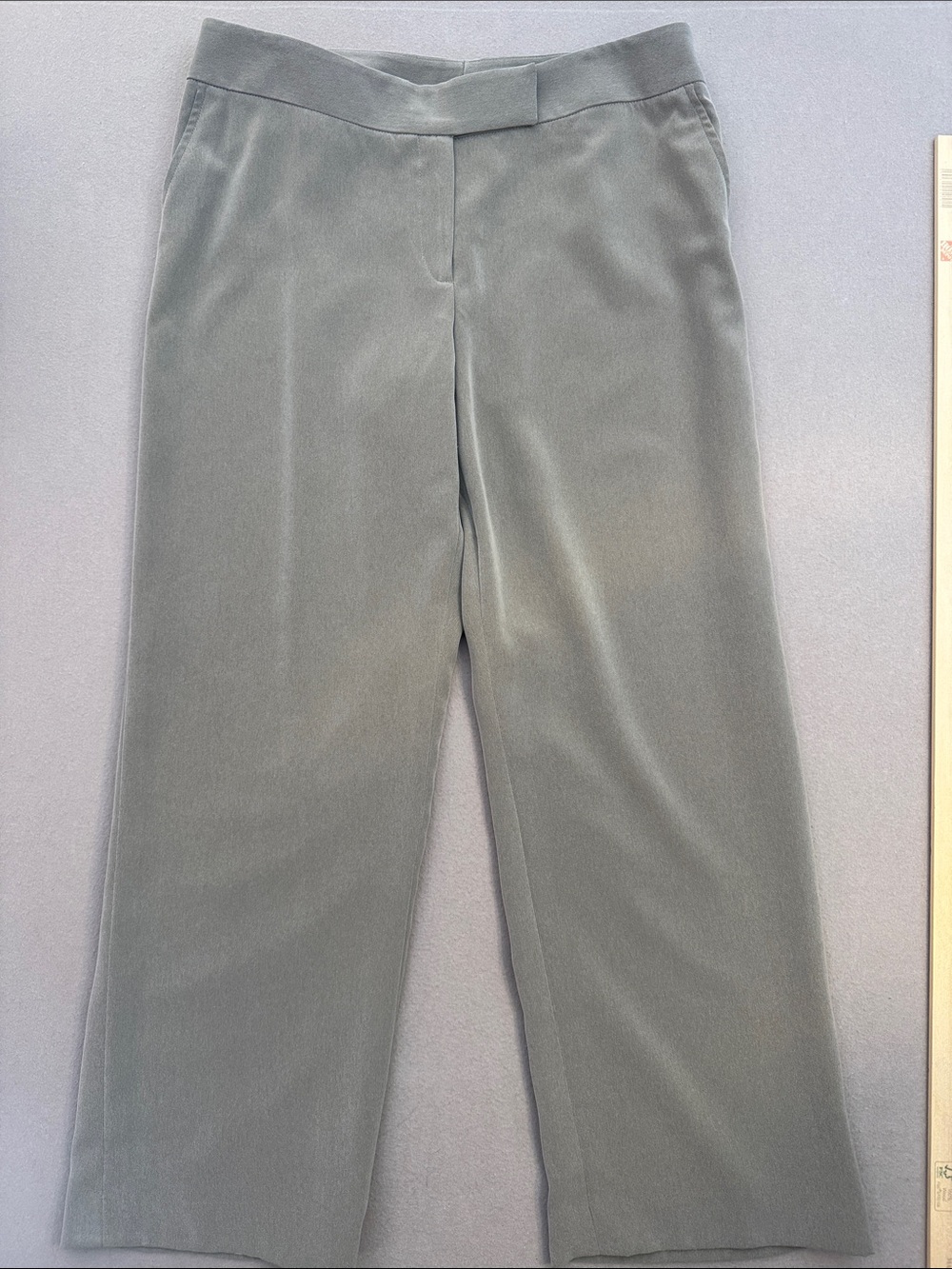 Giorgio Armani Made in Italy Tailored Trousers IT 48 Stone Grey